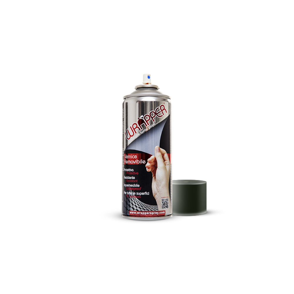 Bomboletta Vernice Rimovibile Wrapper Grigio Scuro 400ml