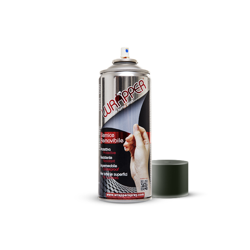 Envoltorio Pintura en spray desenfundable Verde Oscuro 400ml Productos de taller Wrapperspray