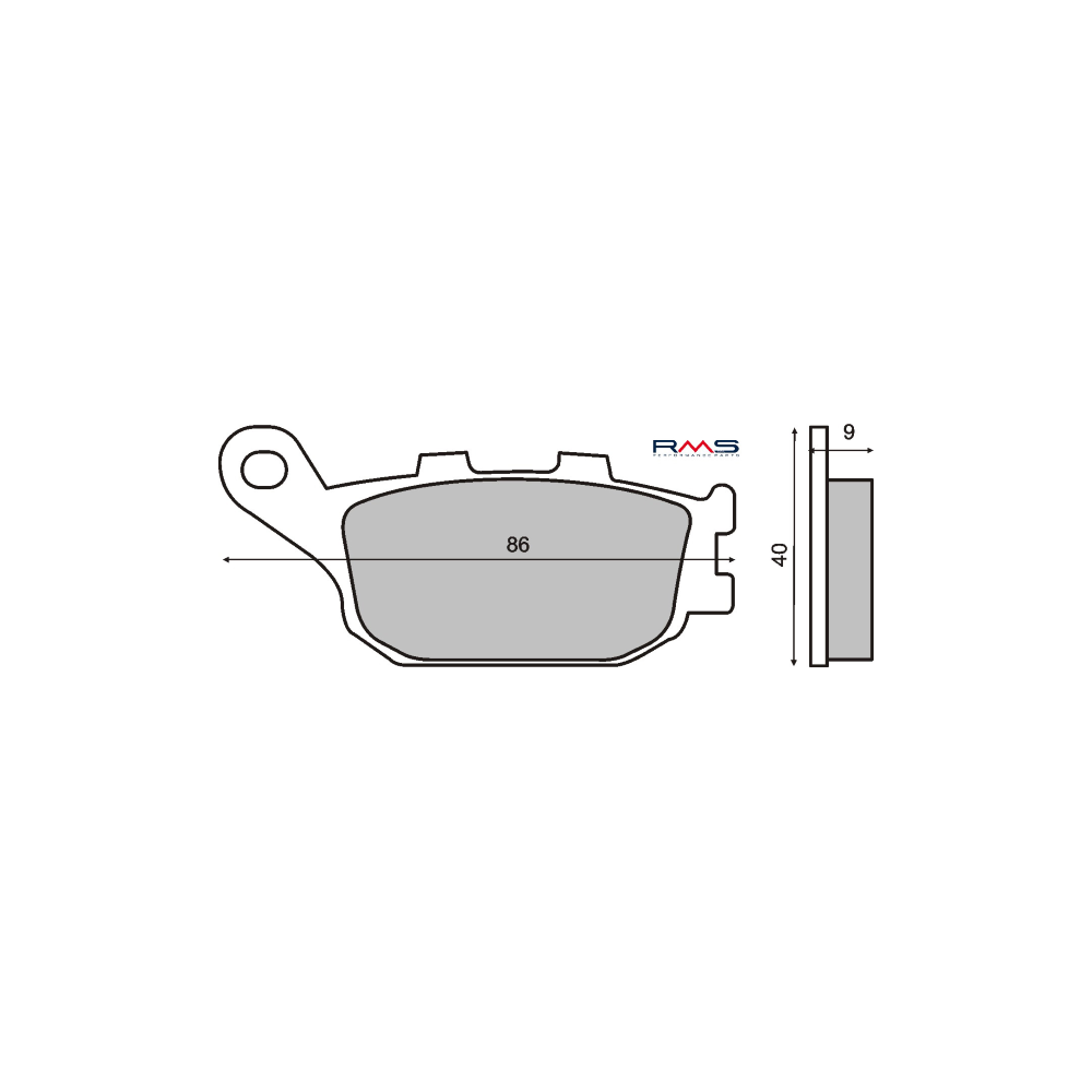 Pastiglie Freno RMS Organiche Honda CBR 600F RMS