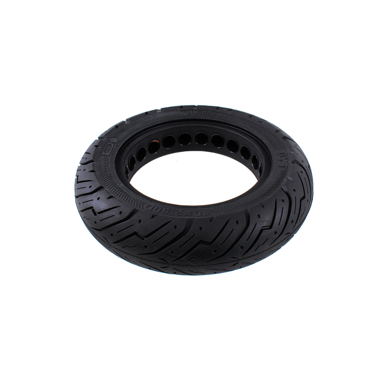 Tyre Electric Scooter - 10 X 2,5 - 60/70-6,5, Black, Solid Motorcycle and Scooter Protection Mogo