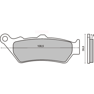 Pastiglie Freno RMS Organiche Ducati Sport 1000cc RMS