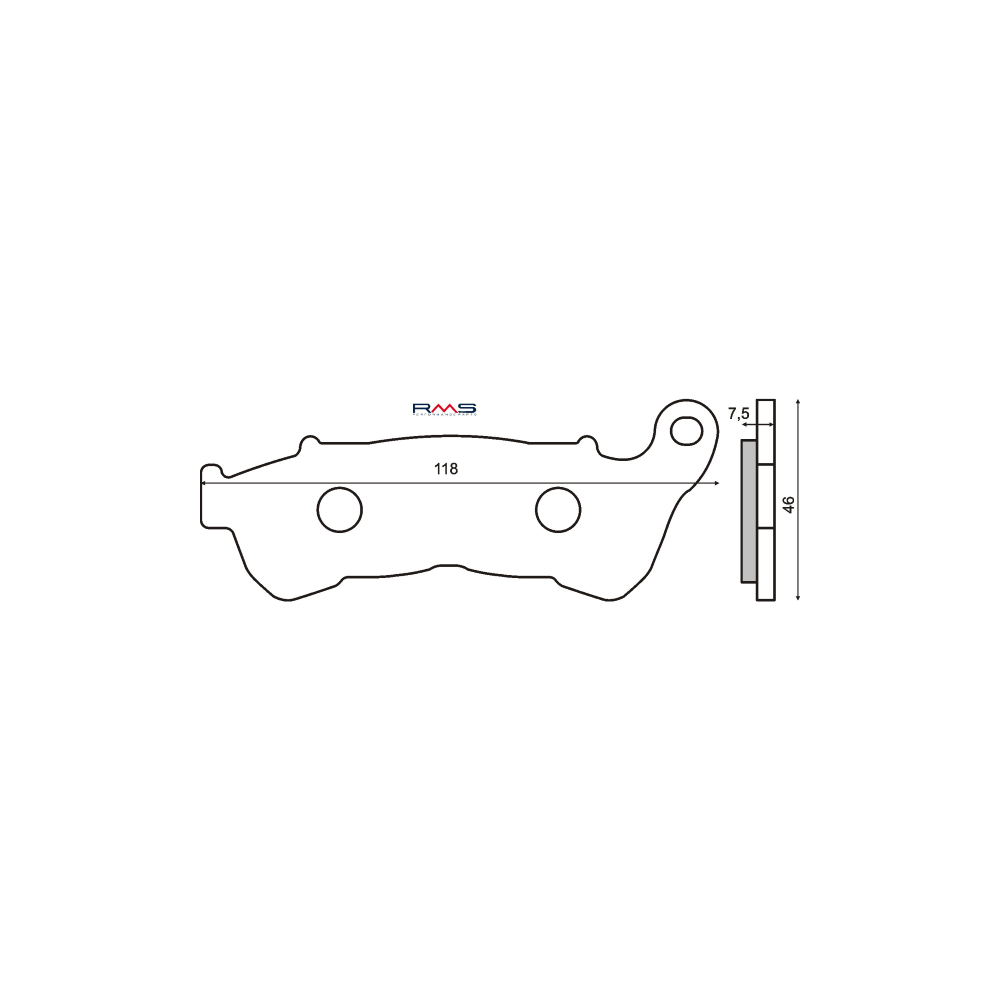 Pastiglie Freno RMS Organiche Honda Sh 300cc RMS