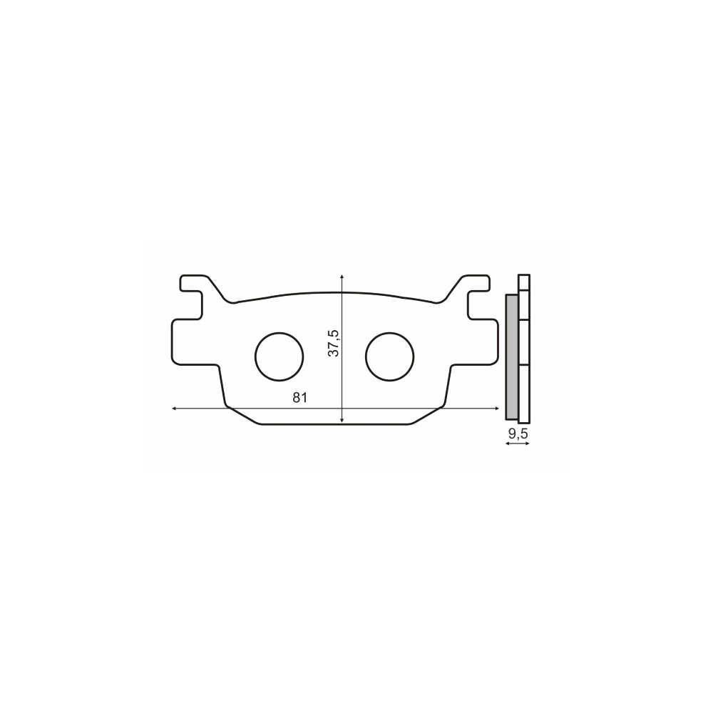 Pastiglie Freno RMS Organiche Honda Sh 300cc RMS