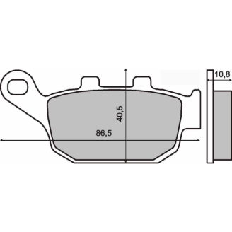 Pastiglie Freno RMS Organiche Honda Pantheon 125-150cc RMS