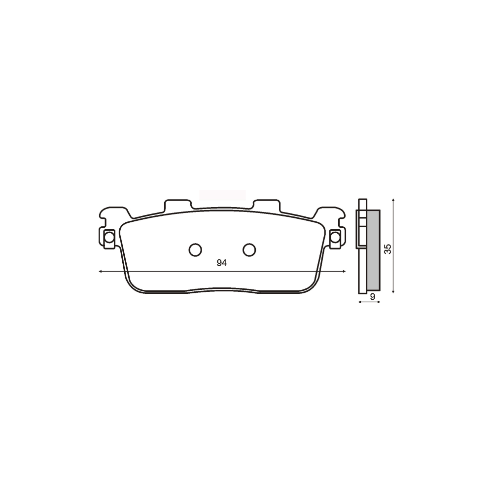 Pastiglie Freno RMS Organiche Kymco People S 125-200-250cc RMS