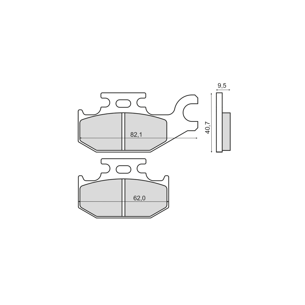 Pastiglie Freno RMS Organiche Suzuki Burgman 125cc RMS