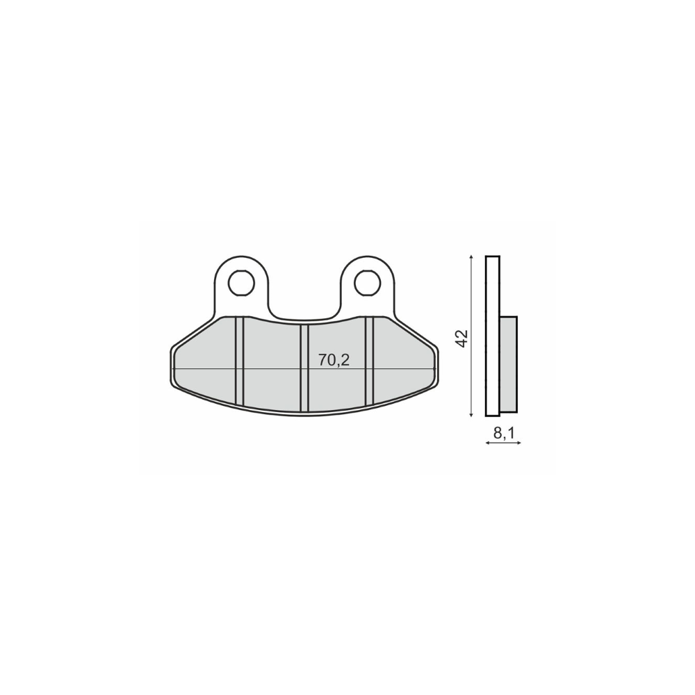 Pastiglie Freno RMS Organiche Sym Joyride 200cc RMS