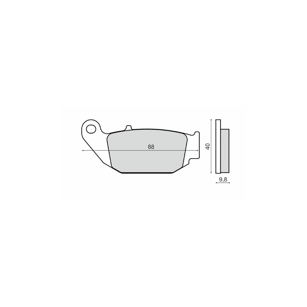 Pastiglie Freno RMS Organiche Honda MSX 125cc RMS