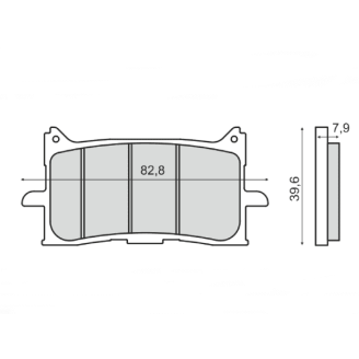 Pastiglie Freno RMS Organiche Honda X-ADV 750 RMS