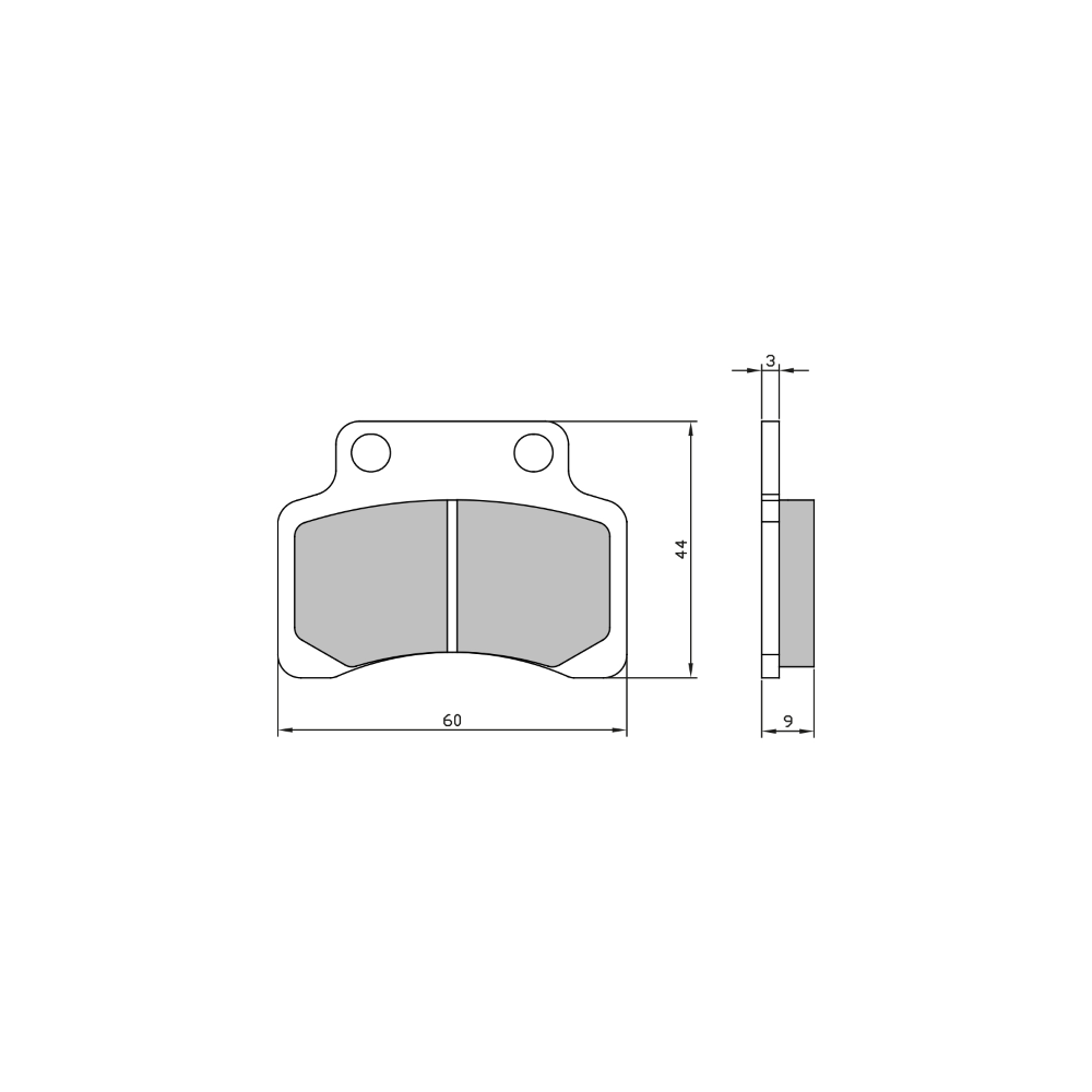 Pastiglie Freno RMS Organiche Kymco Heroism RMS