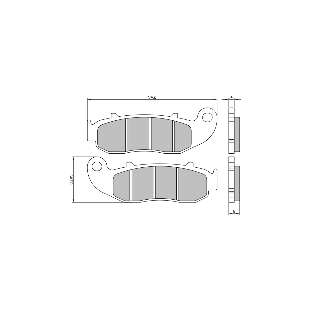 Pastiglie Freno RMS Organiche Fantic Enduro-Motard 50/125cc RMS