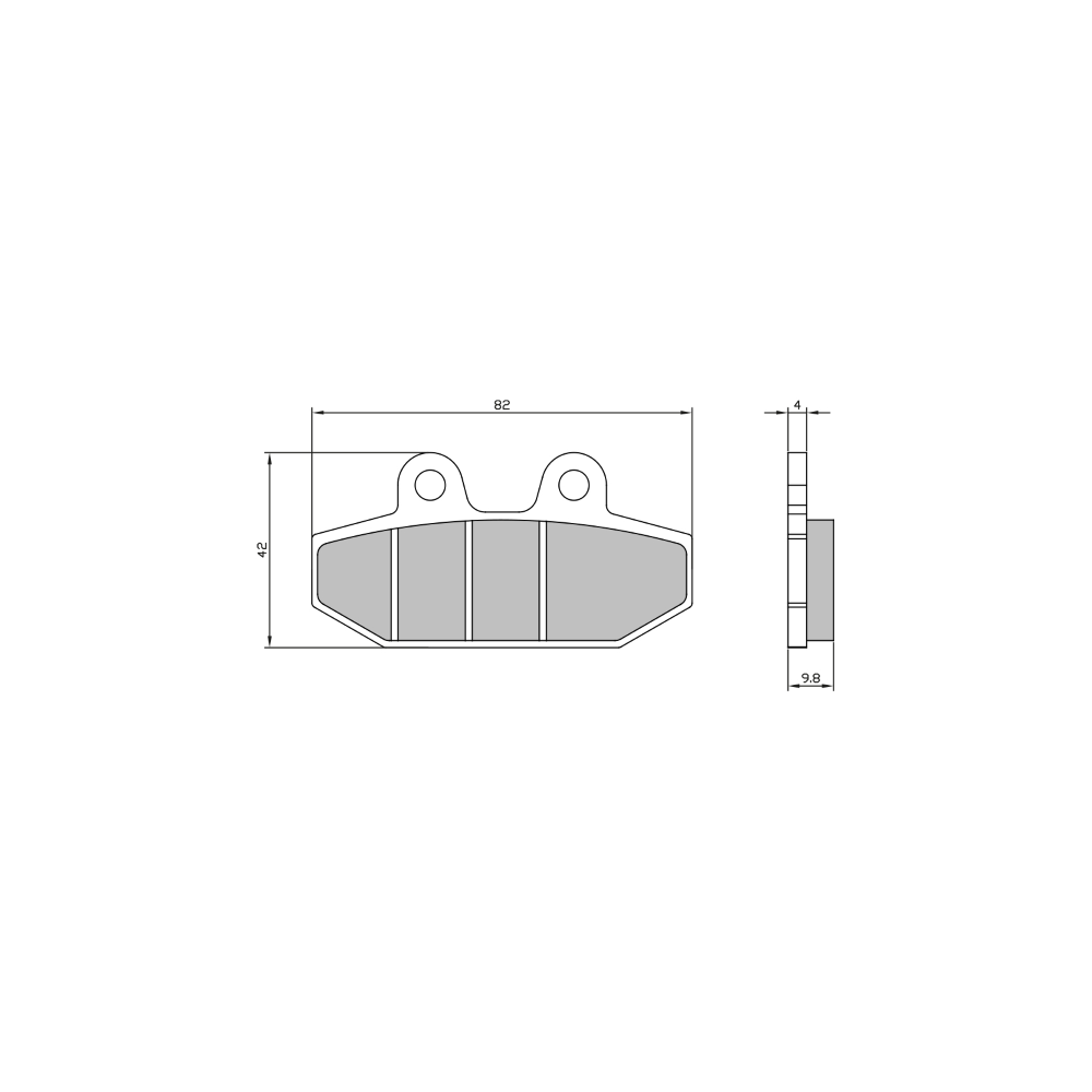 Pastiglie Freno RMS Organiche Harley Davidson FLDE RMS