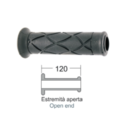 Manopole Domino Scooter Nere