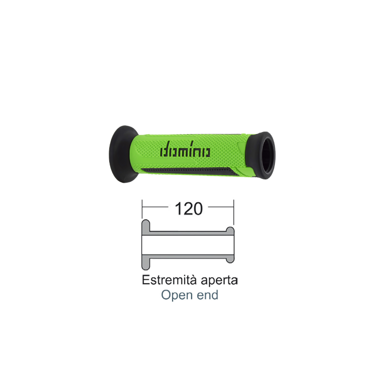 Domino Grips Turismo Green/Black Grips Domino