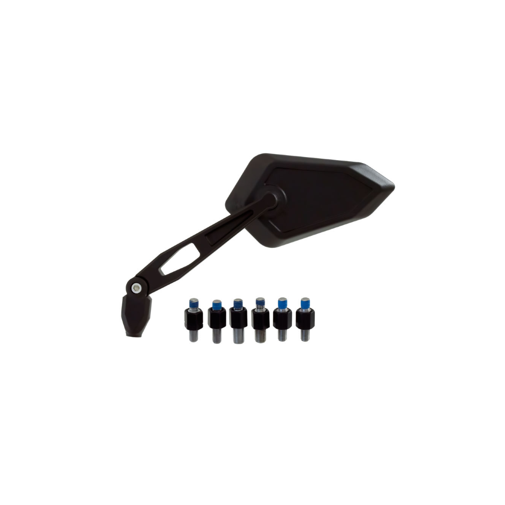 RMS Pair of universal mirror with adapters - Foldable Rearview Mirrors RMS