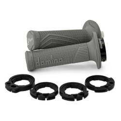 Manopole Domino D-Lock Grigio Con Ghiere D10046C5200A9-0 - Grigio