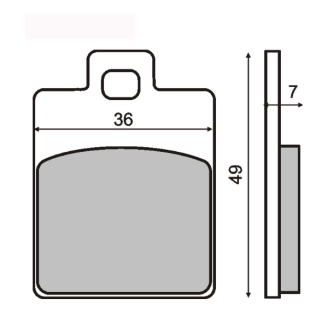RMS Caballete lateral Piaggio Vespa Et2Et4 50cc Caballetes laterales RMS
