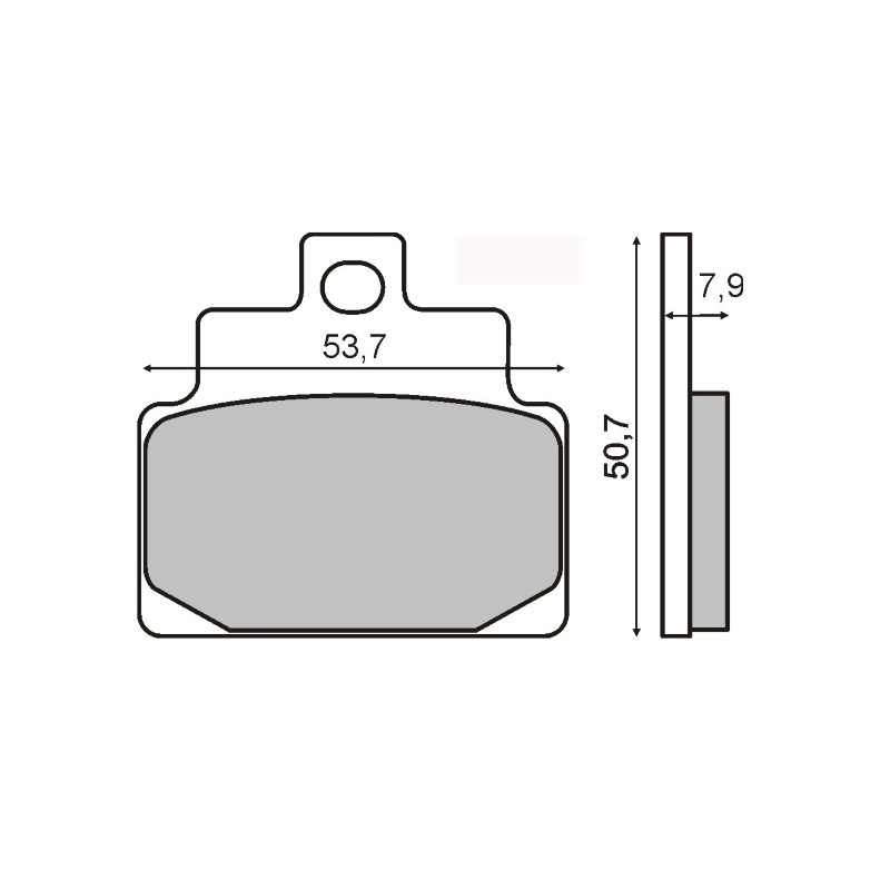 RMS Organic Brake Pads Aprilia Leonardo 125cc Brake Pads RMS