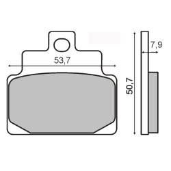  Organic Brake Pads Aprilia Leonardo 125cc Brake Pads RMS