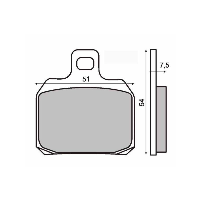 Pastiglie Freno Sinter-Tech Piaggio X8 200cc Pastiglie Freno RMS