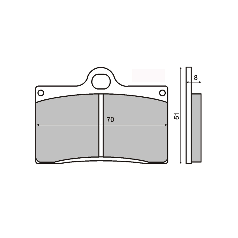 Plaquettes de frein frittées Sinter-Tech Aprilia RS 250 Plaquettes de frein RMS