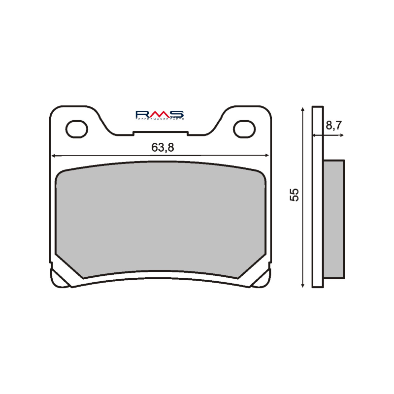  Organic Brake Pads Yamaha Xjr Brake Pads RMS