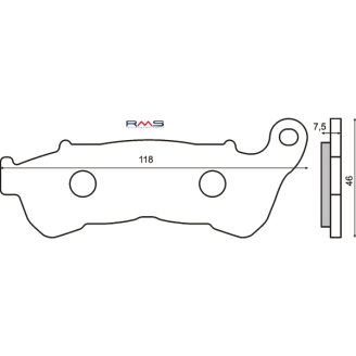 Pastiglie Freno Organiche Honda Sh 300cc