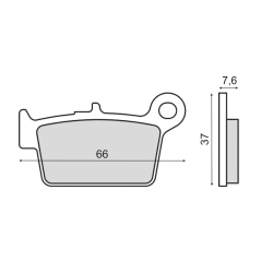 Pastiglie Freno Sinter-Tech Beta Alp 125cc