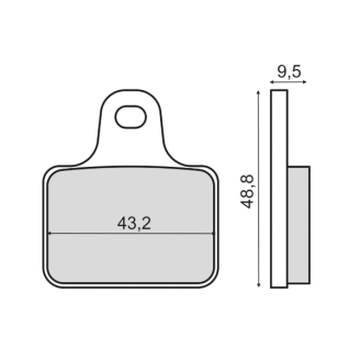 Sinter-Tech Brake Pads Mv Agusta F4 Brake Pads RMS