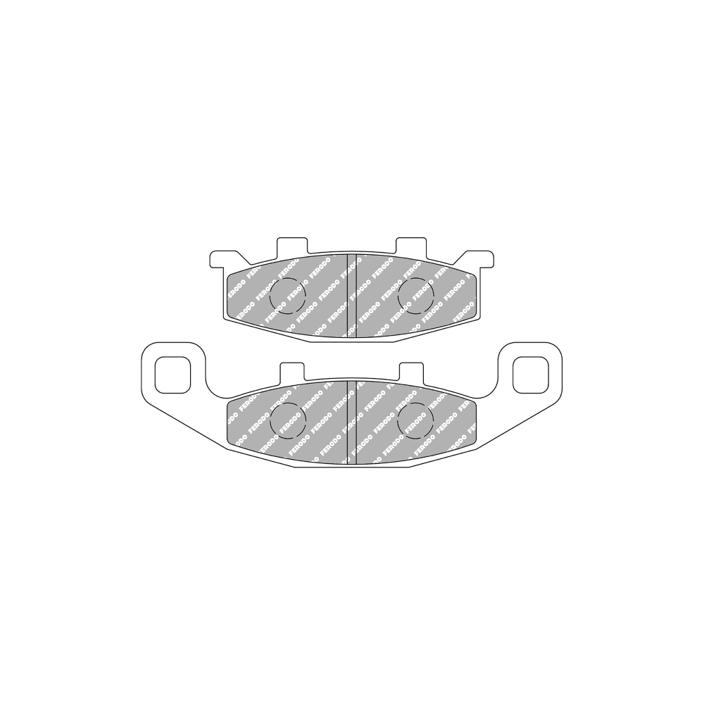 Pastiglie Freno Ferodo Sinter Grip Road FDB481ST FERODO