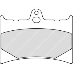 Ferodo Brake Pads Sinter Racing FDB498XRAC Brake Pads Ferodo