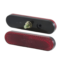 RMS Red rounded reflector - with screw Reflectors RMS