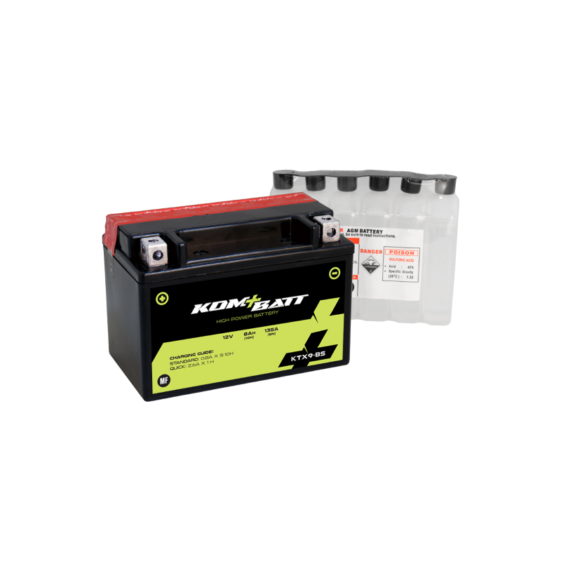 Batterie Kombatt MF KTX9-BS Batteries au plomb-acide Kombatt
