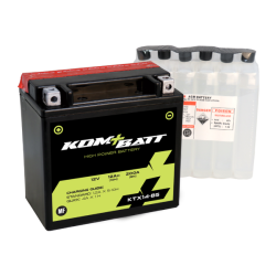 Kombatt Battery Mf KTX14-Bs Lead-Acid Batteries Kombatt