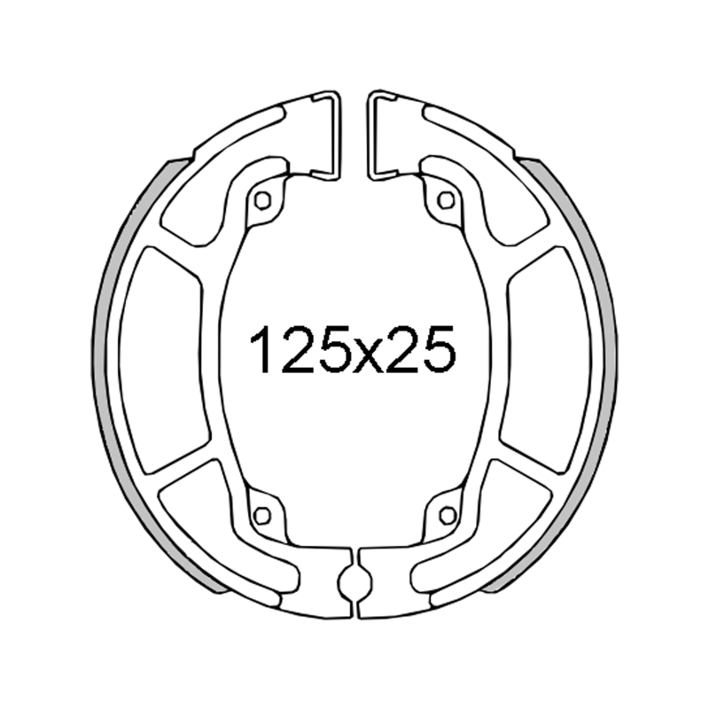 RMS Rear brake shoes Honda Sh 125-150cc Brake Shoes RMS