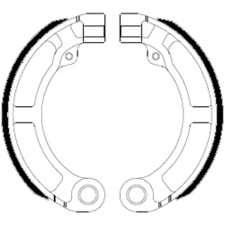 FERODO Brake Shoes ECO FSB885A Brake Shoes Ferodo