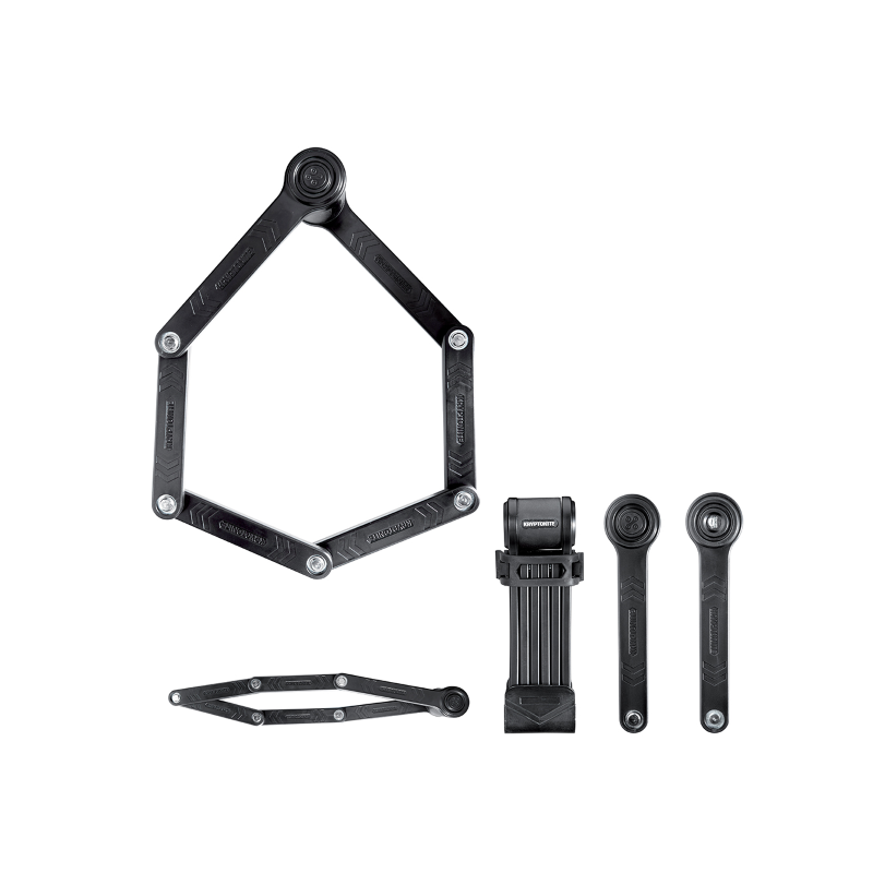 Candado plegable KEEPER 585 - negro Candados y cadenas para bicicletas Kryptonite