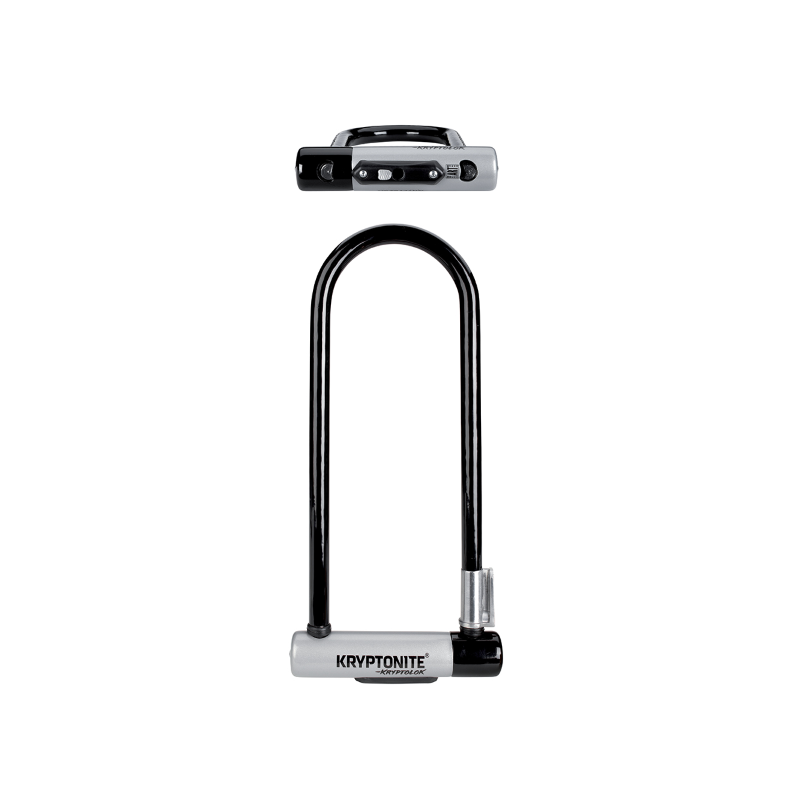 Candado U-Lock KRYPTOLOK LS - negro plata Candados y cadenas para bicicletas Kryptonite