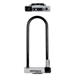 Candado U-Lock KRYPTOLOK LS - negro plata Candados y cadenas para bicicletas Kryptonite