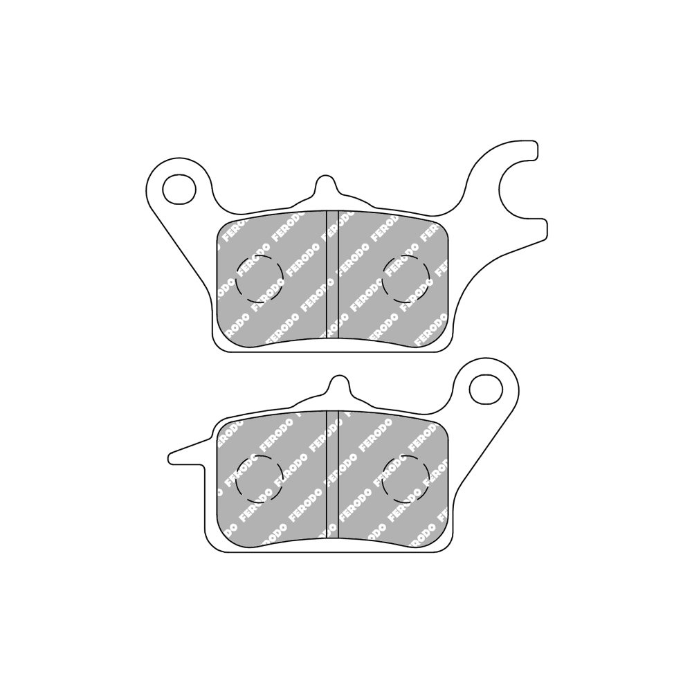 Pastiglie Freno Ferodo Eco Friction FDB2296EF FERODO