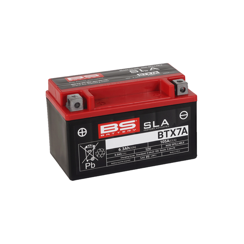 Batteria Bs Sla BTX7A Batterie al Piombo BS-Battery