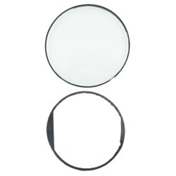 Kit Bezel and Speedometer Glass Black RMS Classic Piaggio Vespa PX-PK XL Odometer Accessories Rms Classic