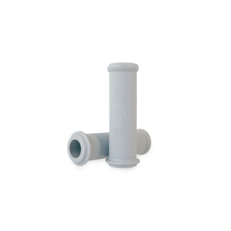 Pair Of Grey Ø 24 Grips Classic For Piaggio Vespa 50 L-R/125 Vma-Vnb 1-2/150 Vba Grips Rms Classic