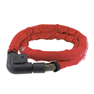 Lucchetto Cavo Rinforzato Pitone Ø 22 - Nero Rosso