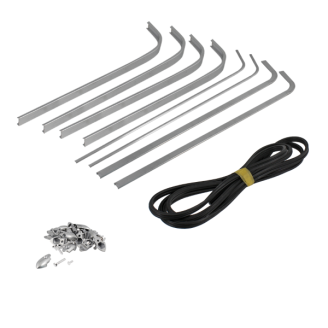 Kit de guías de suelo RMS Classic Piaggio Vespa 150cc VBA-VBB Tiras para el pie de cama Rms Classic