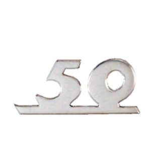 RMS Classic Front shield badge Piaggio Vespa 50cc 610288M Nameplates - Shields - Friezes Rms Classic