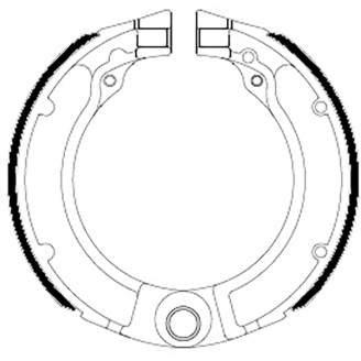 Ganasce Freno FERODO ECO FSB875A FERODO