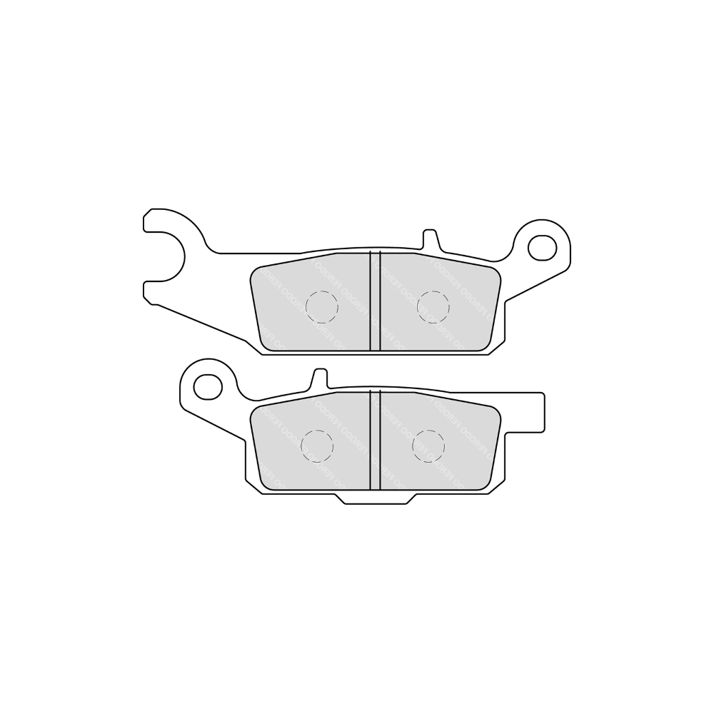 Plaquettes de frein Ferodo tout-terrain FDB2230SG Plaquettes de frein Ferodo