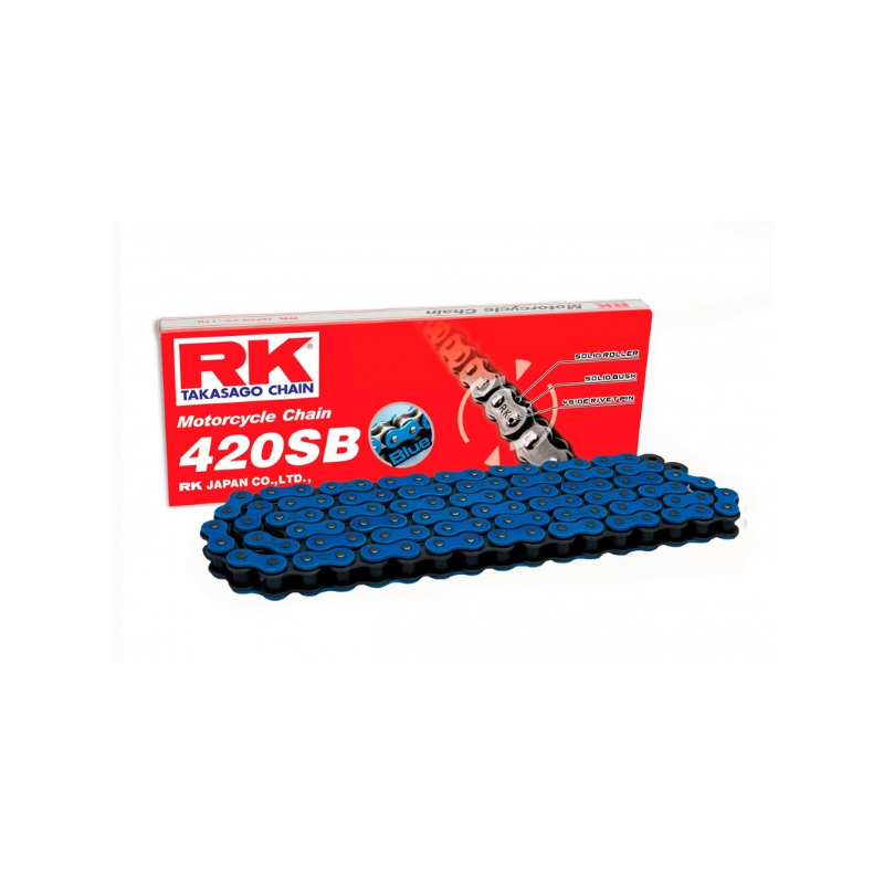 Rk Chain 420SB-140 Cl Blue Sprockets RK
