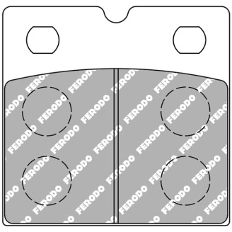 Plaquettes de frein Ferodo Eco Friction FDB108EF Plaquettes de frein Ferodo
